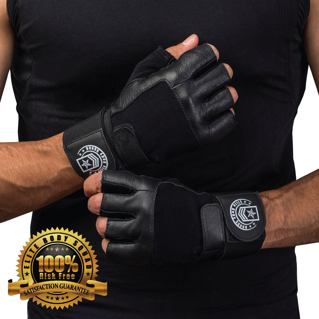 Valor Fitness GLV-1M Mens Weightlifting Gloves Medium, Black