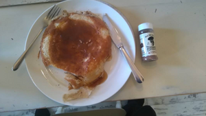 Anthony Larson's perfect pancake