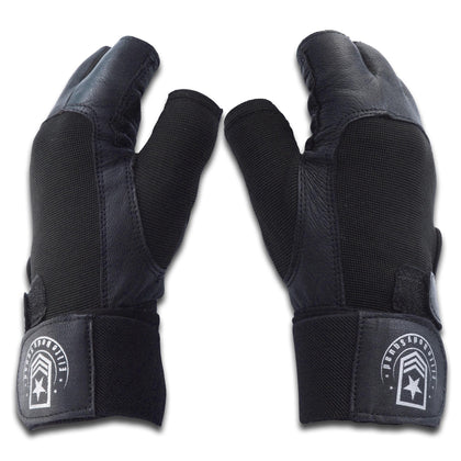 Black Weight Lifting Gloves